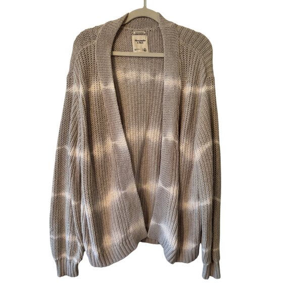 Abercrombie & Fitch XXL Garment-Dyed Knit Open front Cardigan Womens - Picture 3 of 9